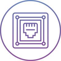 Telephone Socket Vector Icon