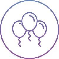 Balloons Vector Icon