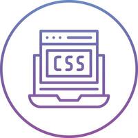 CSS Code Vector Icon