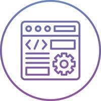 Code Settings Vector Icon