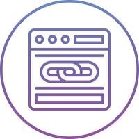 Backlink Vector Icon