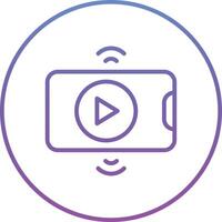 Live Streaming Vector Icon