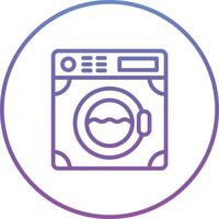 lavandería máquina vector icono