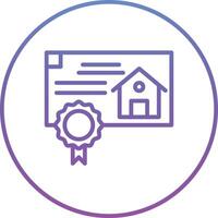 Property Contract Vector Icon