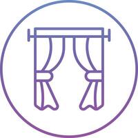 Curtains Vector Icon