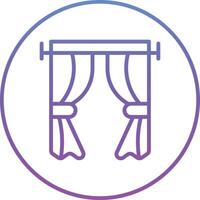 Curtains Vector Icon