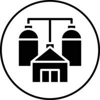 biogás vector icono