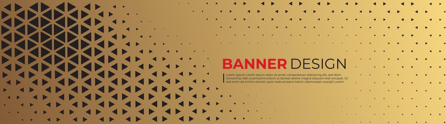 Modern business abstract banner design template