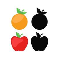 Set of vector juice logos on white background