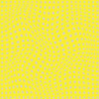 simple abstract soft color polka dot wavy distort pattern on yellow background vector