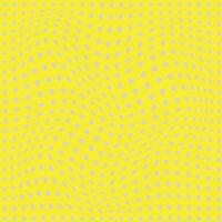 simple abstract soft color polka dot wavy distort pattern on yellow background vector