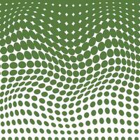 simple abstract avocado color polka dot halftone wavy distort blend pattern vector