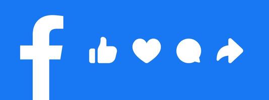 Facebook logo y iconos social medios de comunicación logo. vinnitsa, Ucrania - enero 27, 2024 vector