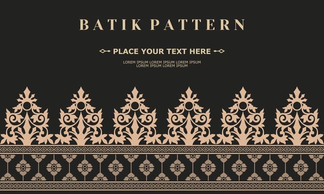 ornament vector pattern traditional design batik pattern