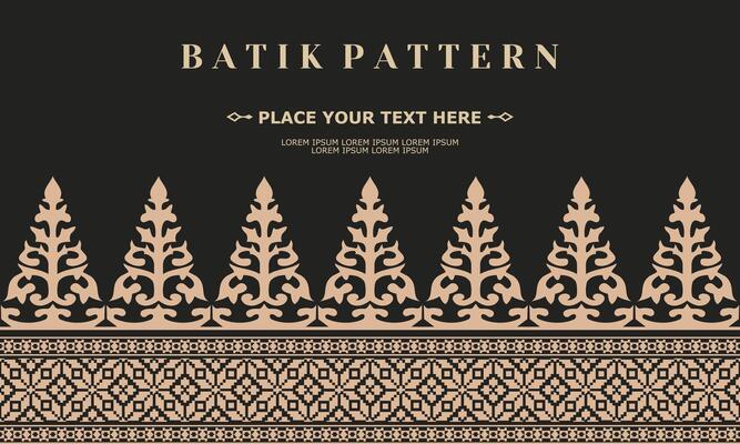 ornament vector pattern traditional design batik pattern