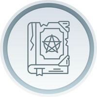 Magic book Linear Button Icon vector