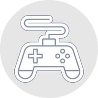 Game Console Line Sticker Multicolor Icon vector