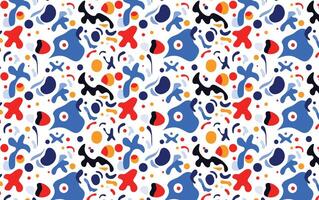 Abstract colorful doodles background vector