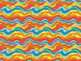a colorful wavy pattern with waves vector