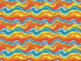 a colorful wavy pattern with waves vector