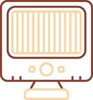 Heater Line Two Color Icon vector