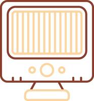 Heater Line Two Color Icon vector