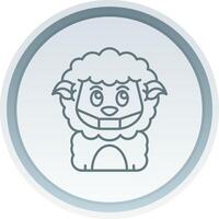 Face mask Linear Button Icon vector