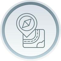 Navigation Linear Button Icon vector