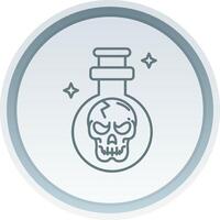 Potion Linear Button Icon vector