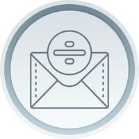 Divide Linear Button Icon vector