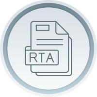 Rta Linear Button Icon vector