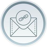 Link Linear Button Icon vector