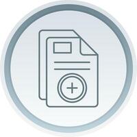Add Linear Button Icon vector