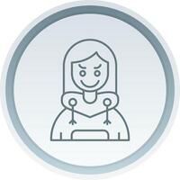 Envy Linear Button Icon vector