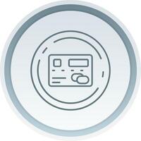 Pay Linear Button Icon vector