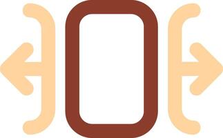 Carousel horizontal Line Two Color Icon vector