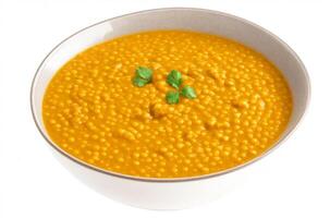 AI generated Mixed daal on white background photo