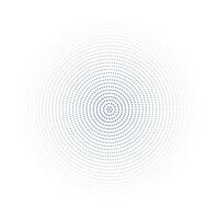 a circular pattern of dots on a white background vector