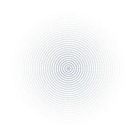 a circular pattern of dots on a white background vector