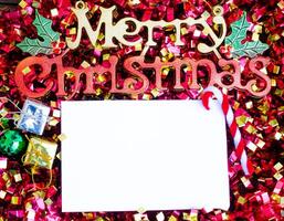 Christmas greeting card photo