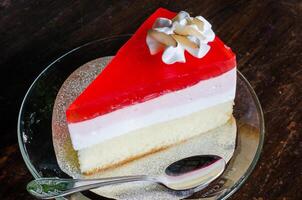 Crepe cake  strawberry photo