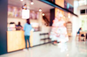 Coffee Shop Blurred background photo