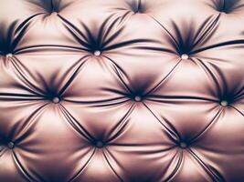 close up blown leather sofa backrest backround photo