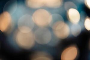 Abstract bokeh background of light bulb photo