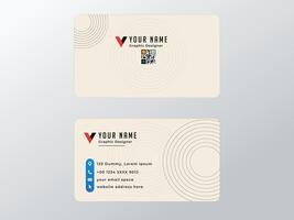 diseño de plantilla de tarjeta de visita abstracta vector