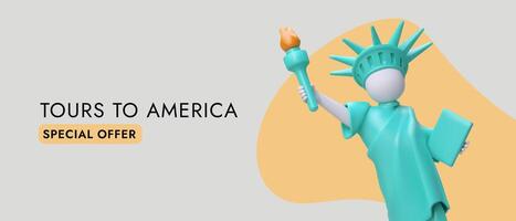 viaje a America, especial oferta desde viaje agencia. buscar para mejor programa, excursiones, hoteles vector