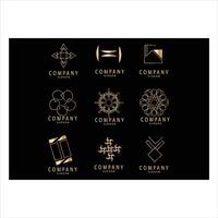 vector logo set design for company