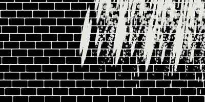 Brick wall, red relief texture with shadow, vector background illustration. Red brick tile wall background.