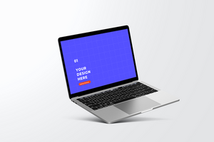 laptop scherm mockup psd