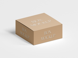 Premium Brand Box Mockup psd